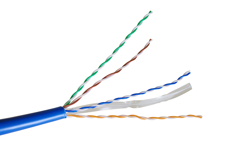 Six types of unshielded cables